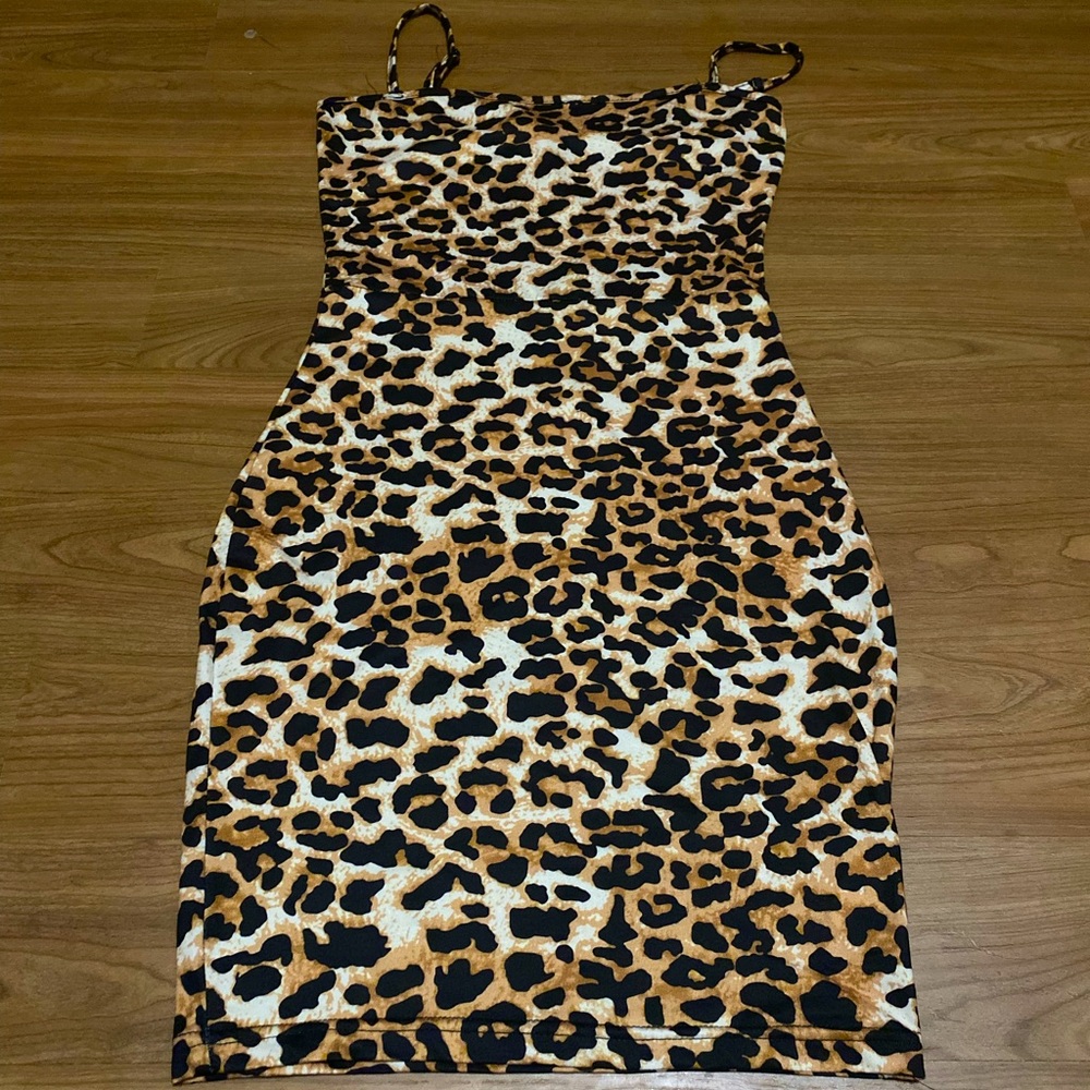 Cheetah print dress